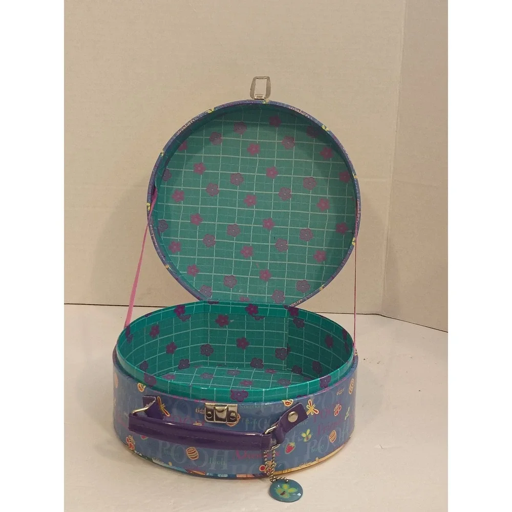 Disney Winnie the Pooh Tigger Piglet Round Storage Case Tri-Coastal Design Box